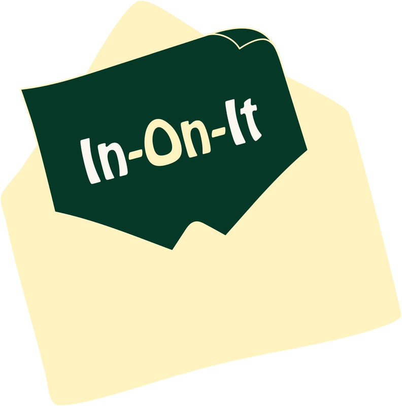 In-On-It invitation envelope